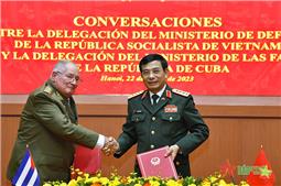 Hợp tác quốc phòng là một trụ cột của quan hệ Việt Nam - Cuba